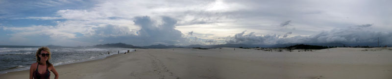 GuardaDoEmbauPanorama Wish You Were Here! - Guarda do Embau, Brazil - Beach Panorama
